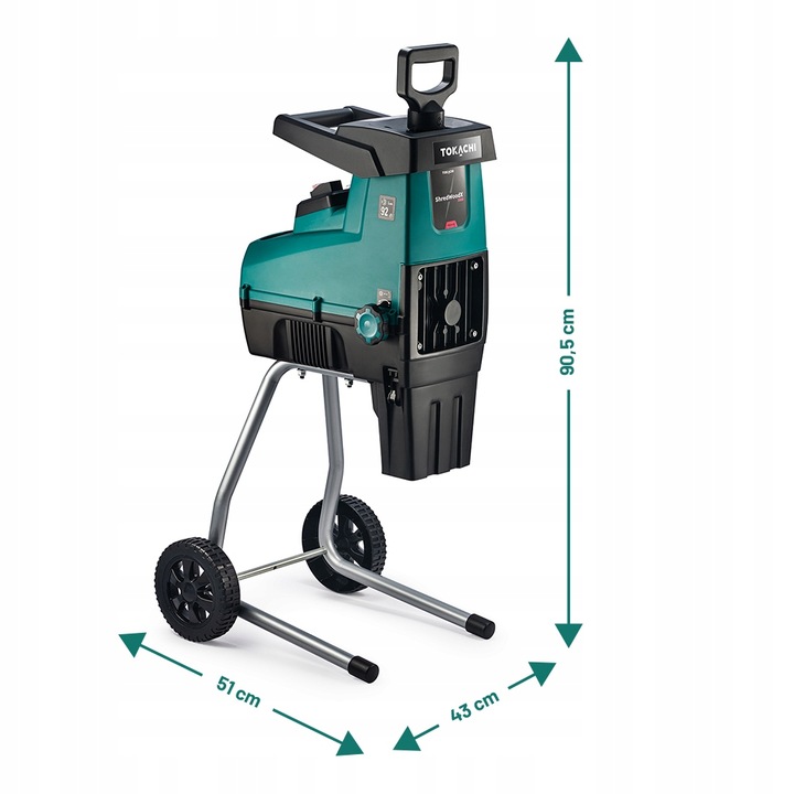 SAMOZASYSAJĄCY ROZDRABNIACZ DO GAŁĘZI RĘBAK FREZOWY ELEKTRYCZNY