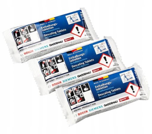 Środek odkamieniający w tabletkach do ekspresu | 6szt 18g uniwersalne