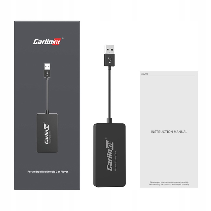 Carlinkit Bezprzewodowy Adapter Do Samochodu Z Android Auto Carplay BT