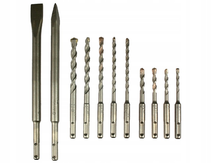 MŁOTOWIERTARKA GBH 240 BOSCH + 11 WIERTEŁ DŁUT