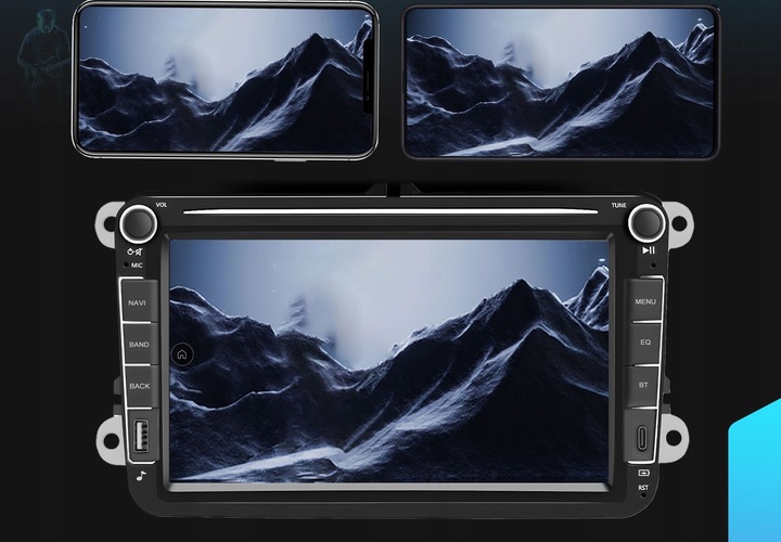 RADIO do VOLKSWAGEN SEAT SKODA VW PASSAT B6 B7 GOLF 5 V 6 WIFI ANDROID