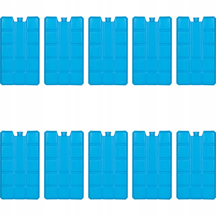 10x 400ml WKŁAD CHŁODZĄCY DO LODÓWEK TURYSTYCZNYCH TOREB TERMICZNYCH