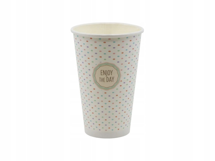 KUBKI PAPIEROWE DO KAWY PAST 400ML + WIECZKA 50SZT (do dalszej odsprzedaży)
