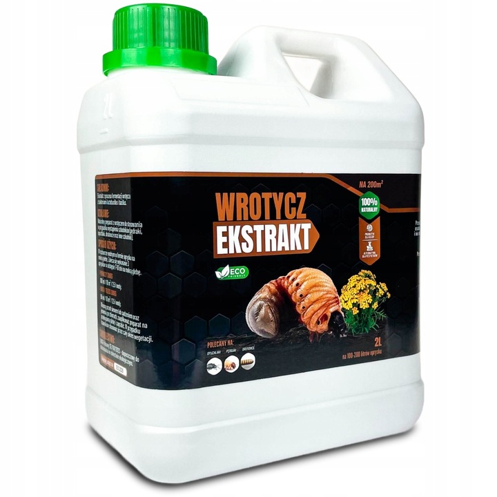 WROTYCZ EKSTRAKT 2l ZWALCZA OPUCHLAKI PĘDRAKI DRUTOWCE W GLEBIE NA