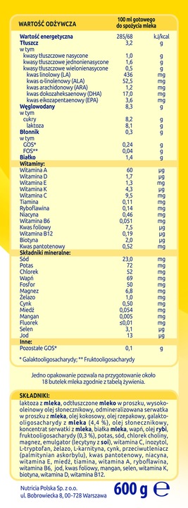 Bebiko 2 NUTRIflor Expert 600g