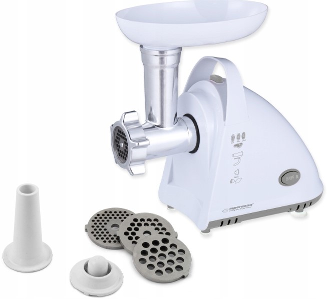 ELEKTRYCZNA MASZYNKA DO MIELENIA MIĘSA MOCNA 2000W 3 SITA DYSZA DO