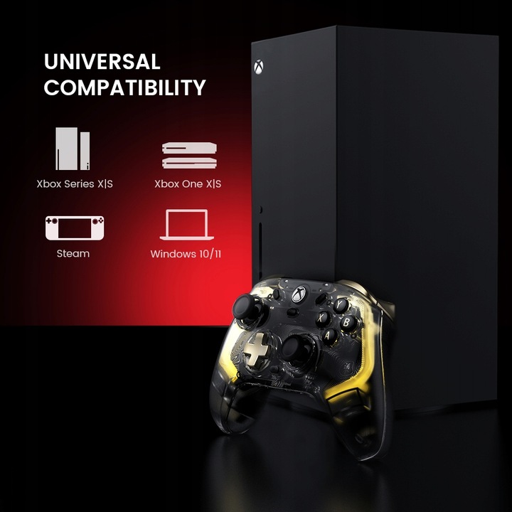 Kontroler Pad przewodowy GameSir K1 Kaleid Flux GamePad LED do Xbox PC