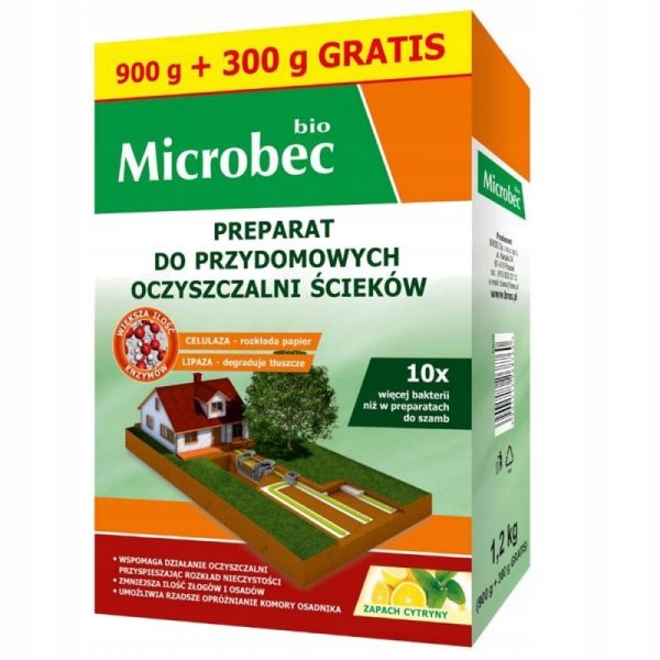 MICROBEC BIO 10 X WIĘCEJ AKTYWNYCH BAKTERII 1,2kg