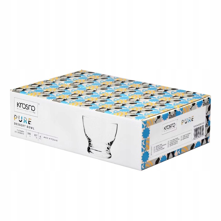 Pucharki do deserów 6 szt. 260 / 290 ml Pure Krosno