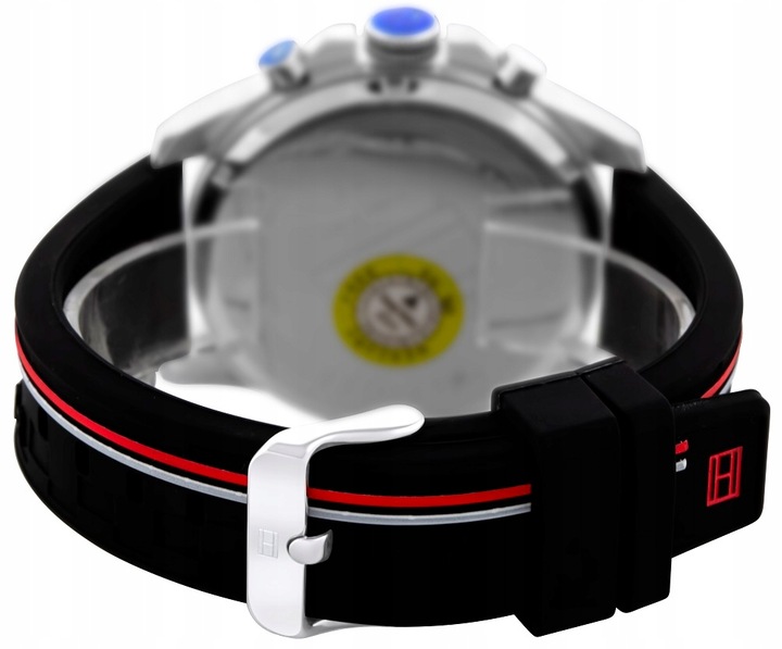 ZEGAREK MĘSKI TOMMY HILFIGER 1791473 DECKER +BOX +GRAWER datownik czarny