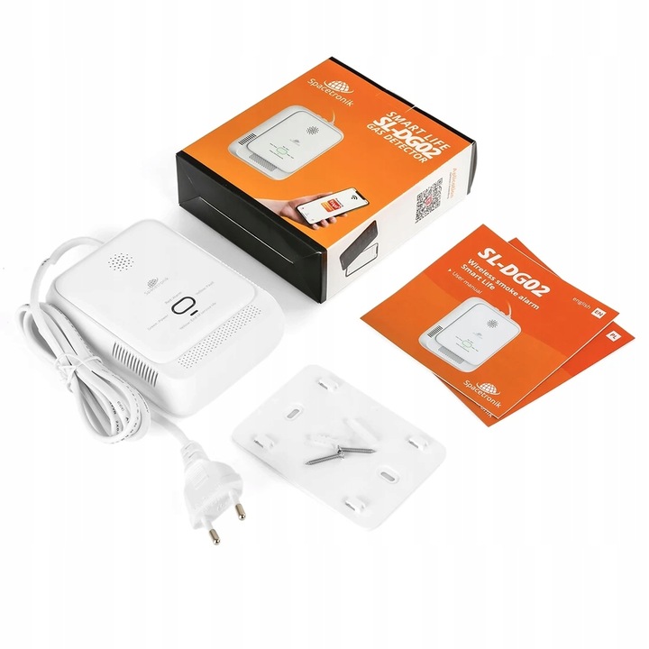 Inteligentny czujnik gazu ziemnego metan 85dB LPG Tuya WiFi Aplikacja