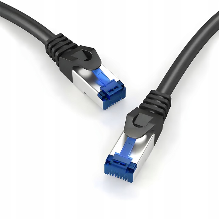 KABEL SIECIOWY S/FTP CAT6a LAN PRZEWÓD ETHERNET INTERNET SKRĘTKA RJ45 15m