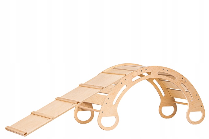 Bujak drewniany, bujaczek + zjeżdżalnia little M