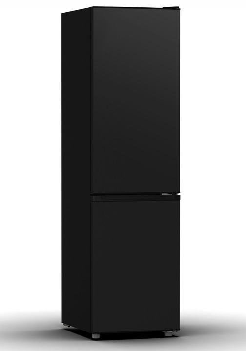 Lodówka No Frost 175cm 225L Smith&Brown SFBF-532-BE3 Czarna WĄSKA