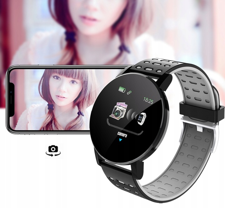 ZEGAREK SMARTWATCH Profi MĘSKI DAMSKI WODOODPORNY Z POWIADOMIENIAMI PL