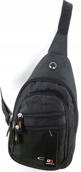 SASZETKA NA RAMIĘ UNIISEKS GRAFITOWA BAG REGULOWANY PASEK