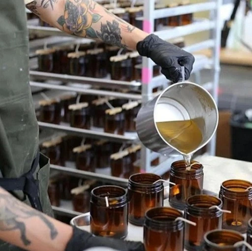 ZESTAW DO ROBIENIA ŚWIEC WROBU ŚWIECZEK DIY WOSK DUŻY MEGA ZESTAW DODATKI