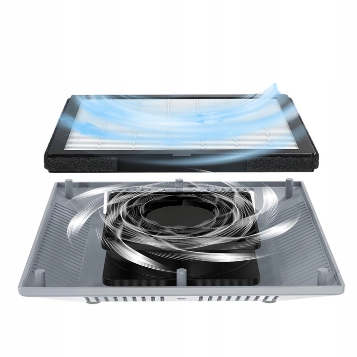 Pochłaniacz Pyłu Do Paznokci Manicure Bezworkowy Z Filtrem HEPA 80W