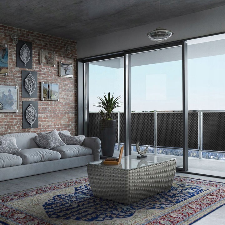 OSŁONA MATA BALKONOWA NA Taras BALKON Płot TARASOWA 5m x 0,9m