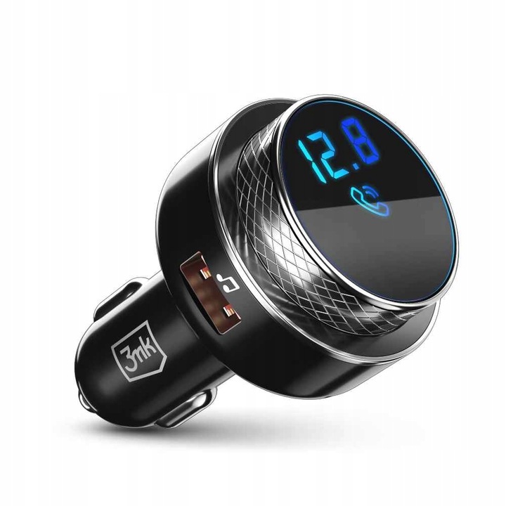 3mk Hyper Car Transmiter FM LED Bluetooth 2x USB