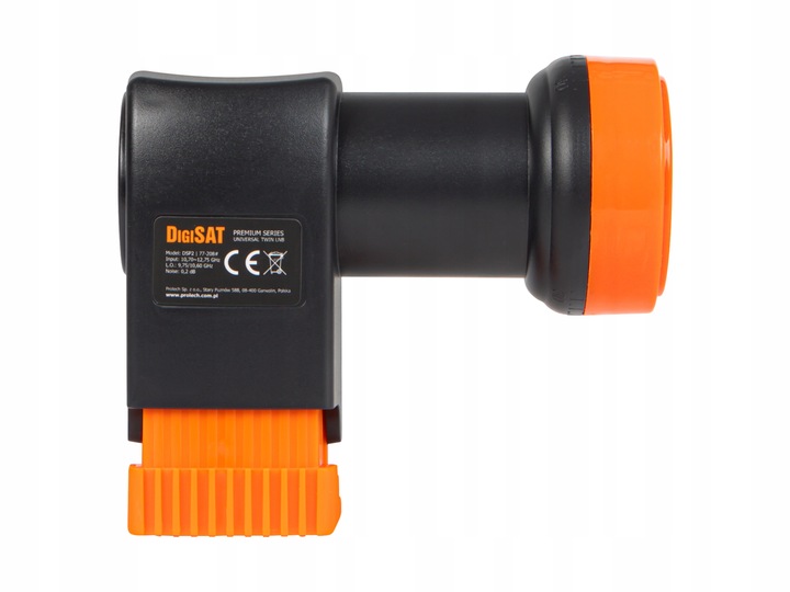 KONWERTER SATELITARNY TWIN DS2 HD 4K PODWÓJNY 2 GNIAZDA 2x WTYK F