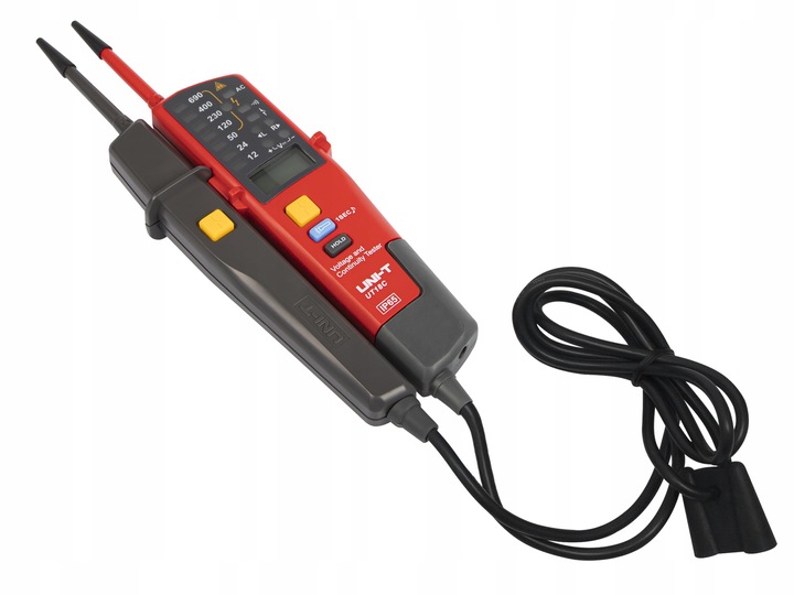 MULTIMETR MIERNIK PRÓBNIK CYFROWY TESTER NAPIĘCIA FAZ RCD IP65 ZESTAW