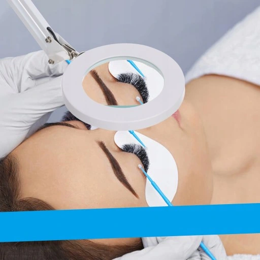 LAMPA LED LUPA kosmetyczna do rzęs makijażu biała