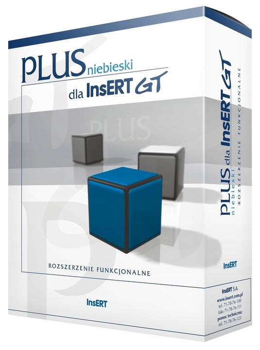 INSERT GT NIEBIESKI PLUS DLA SUBIEKTA GT BOX