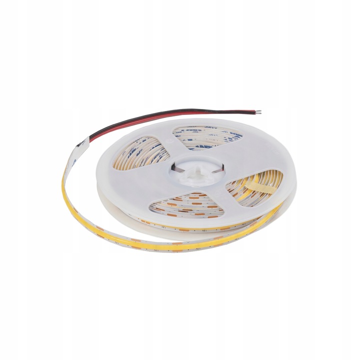 Taśma LED COB 12V 5M rolki NEON pasek linia neutralna 9,8W/m mocna AKS