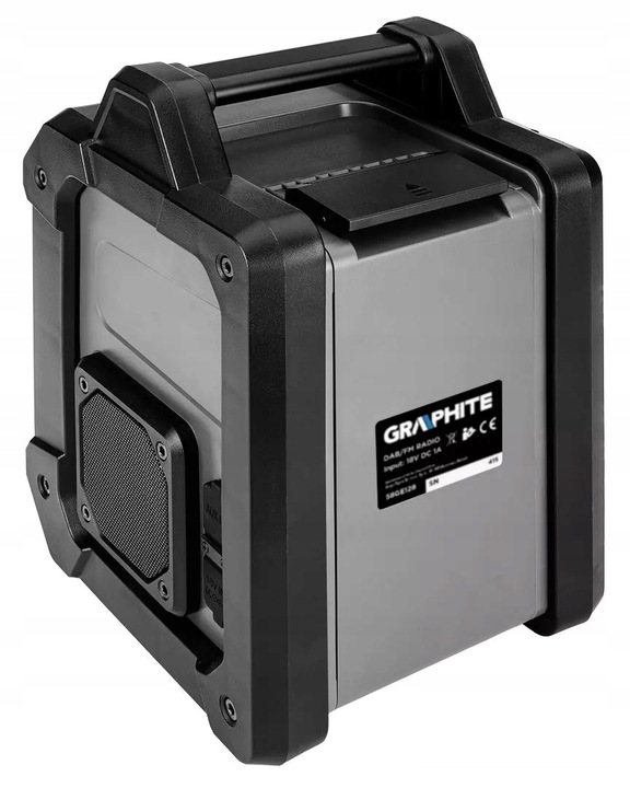 RADIO BUDOWLANE ENERGY+ 18V,BEZ AKU GRAPHITE