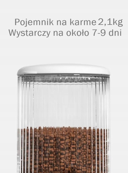 INTELIGENTNY Podajnik WODY i KARMY DOZOWNIK dla kota psa ZESTAW 22-2 miska