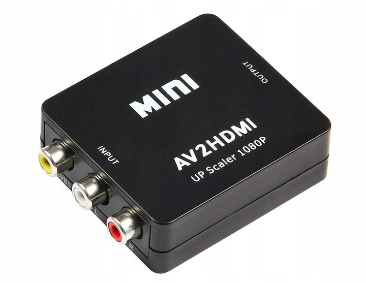 ADAPTER AV RCA DO HDMI KONWERTER CINCH CVBS 1080P RCA - HDMI