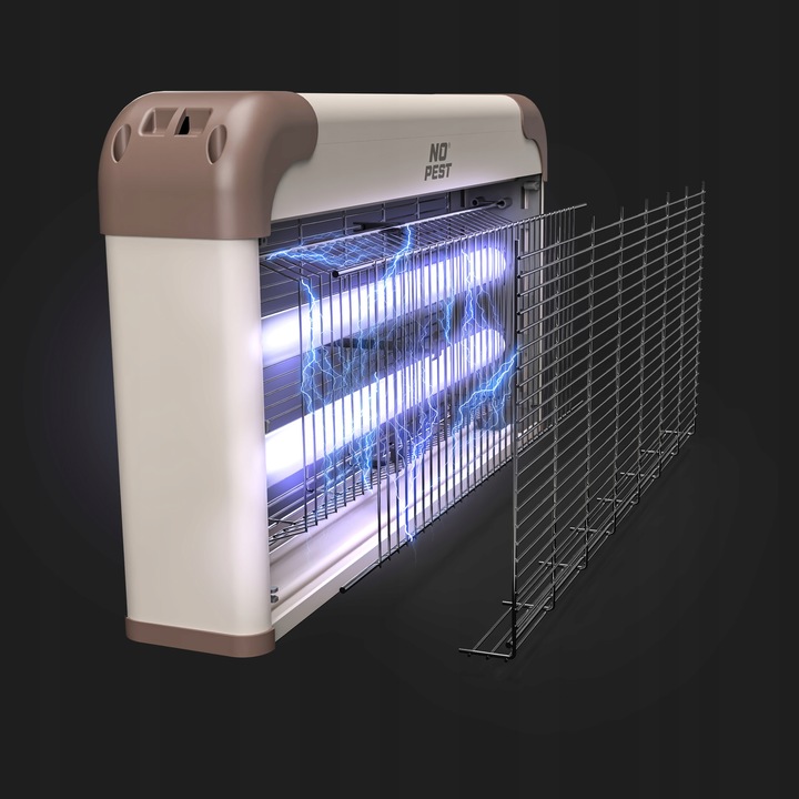 LAMPA OWADOBÓJCZA UV ŚCIENNA NO PEST NA KOMARY MUCHY ĆMY MOLE OWADY