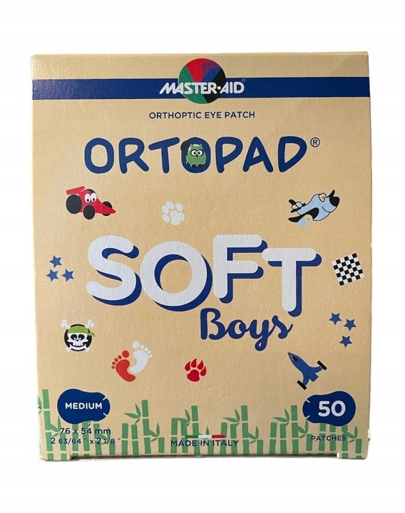Ortopad Soft for Boys MEDIUM opak. 50 sztuk