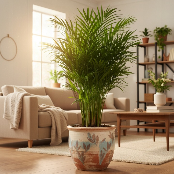 Areka palma Areca Dypsis czyści powietrze Wys. 70cm Zimoodporne