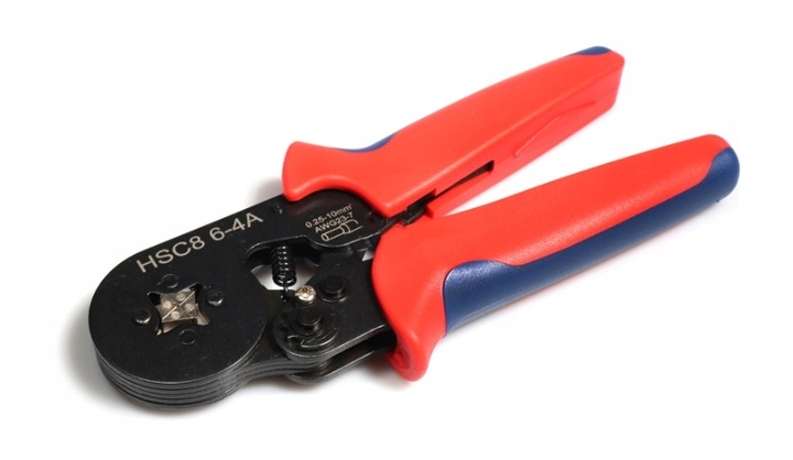 ZACISKARKA PRASKA TULEJEK KONEKTORÓW KOŃCÓWEK KABLI PRZEWODÓW ZESTAW