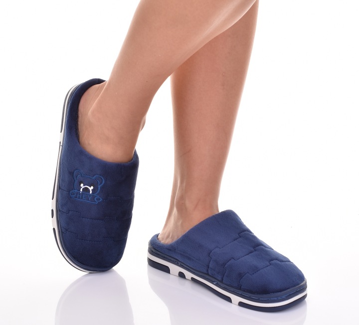 KAPCIE DAMSKIE OCIEPLANE FUTERKO KLASYCZNE CIEPŁE PANTOFLE NA ZIMĘ