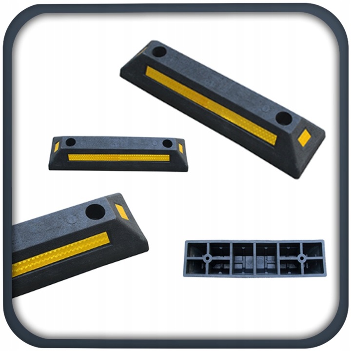 2x SEPARATOR ODBOJNIK PARKINGOWY OGRANICZNIK ODBOJNIK NAJAZD ZESTAW