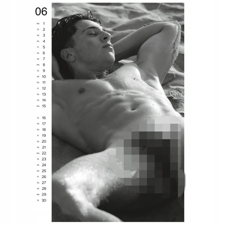 Kalendarz Erotyczny 2026 - Męska Nagość Bez Cenzury | Limitowana Edycja 18+
