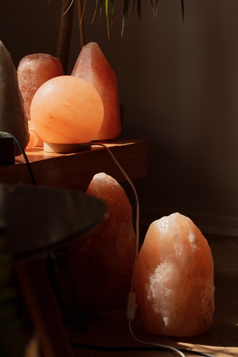 Lampa solna kula z podstawką LATKOWSKI