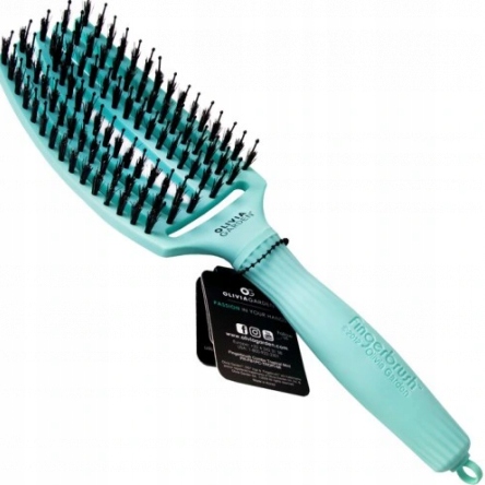 OLIVIA GARDEN FINGERBRUSH COMBO SZCZOTKA MINT
