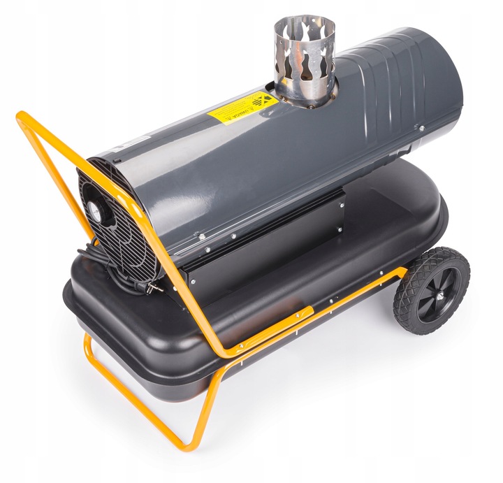 NAGRZEWNICA OLEJOWA SPALINOWA 30KW TERMOSTAT PIEC DMUCHAWA FARELKA ON LCD