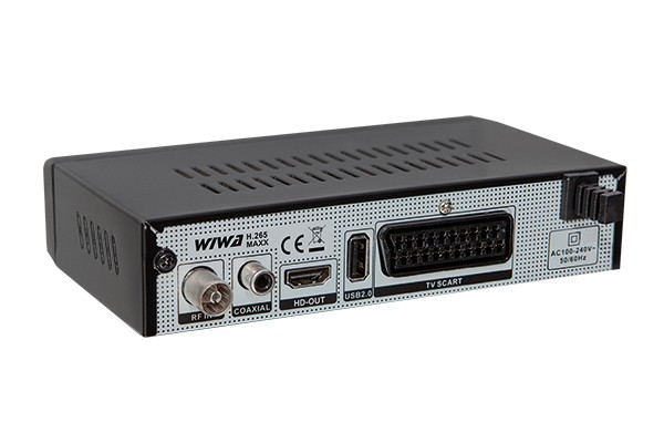DEKODER TUNER TV NAZIEMNEJ DVB-T2 H.265 HEVC Z USB HD PILOT WIFI SCART