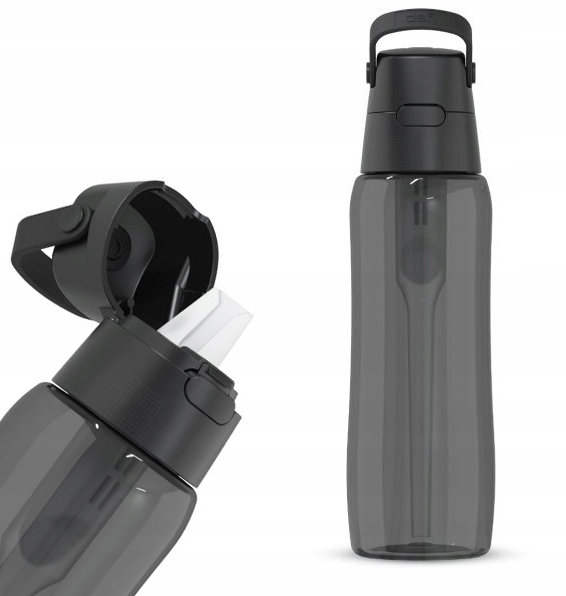 Butelka filtrująca Dafi SOLID 0,7 l CZARNA barwiona z filtrem