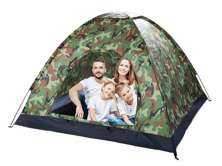 NAMIOT TURYSTYCZNY KEMPINGOWY MOSKITIERA MORO XXL