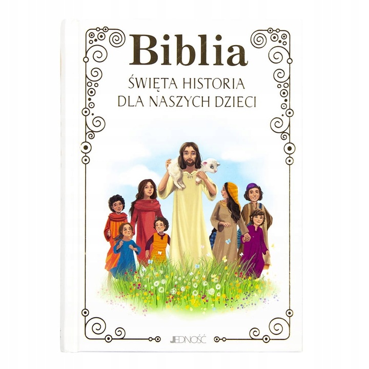 BIBLIA DLA DZIECI NA CHRZEST PAMIĄTKA CHRZTU PAMIĄTKA NA KOMUNIĘ Z GRAWEREM