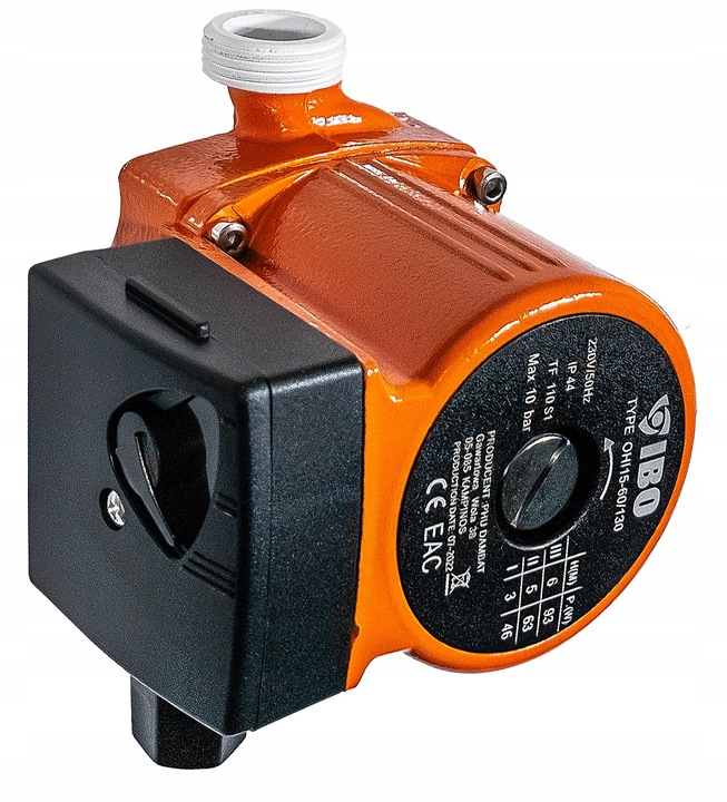 POMPA OBIEGOWA CYRKULACYJNA 3 BIEGOWA 15-60/130 SOLIDNA MOCNA WYDAJNA IBO