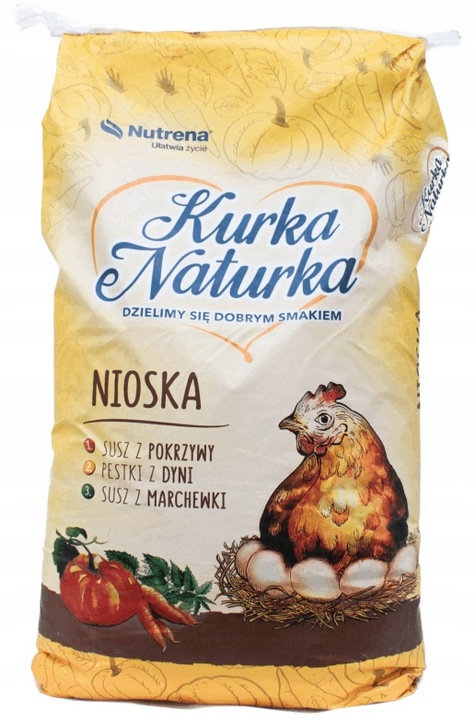 Karma dla Kur Niosek NUTRENA 25kg KURKA NATURKA Kruszonka Pasza dla Drobiu