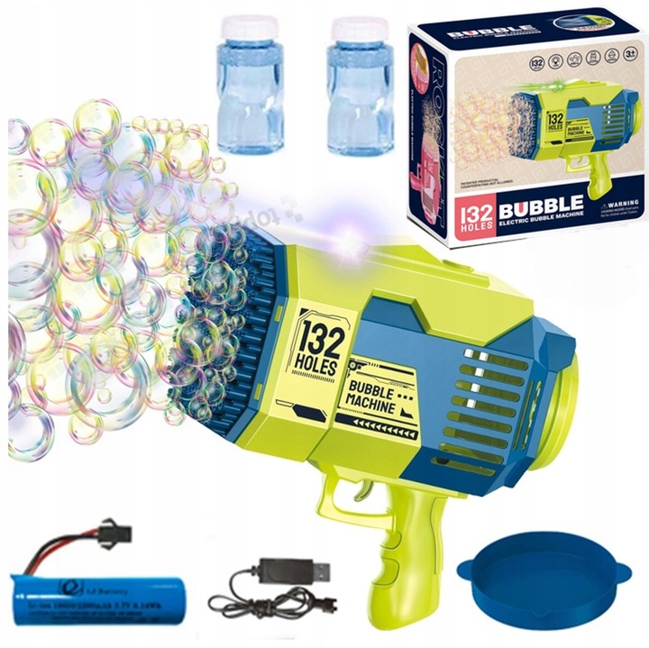 PISTOLET NA BAŃKI BAZOOKA DO BANIEK+ 2szt NAKŁADEK