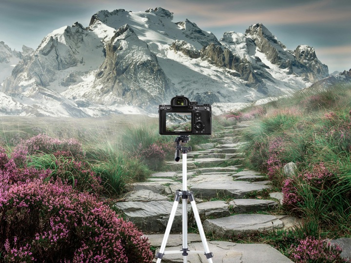 STATYW 4W1 PILOT TRIPOD UCHWYT NA TELEFON 103CM ETUI